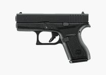 Glock 42 mit Metallschlitten GBB Schwarz - VfC
