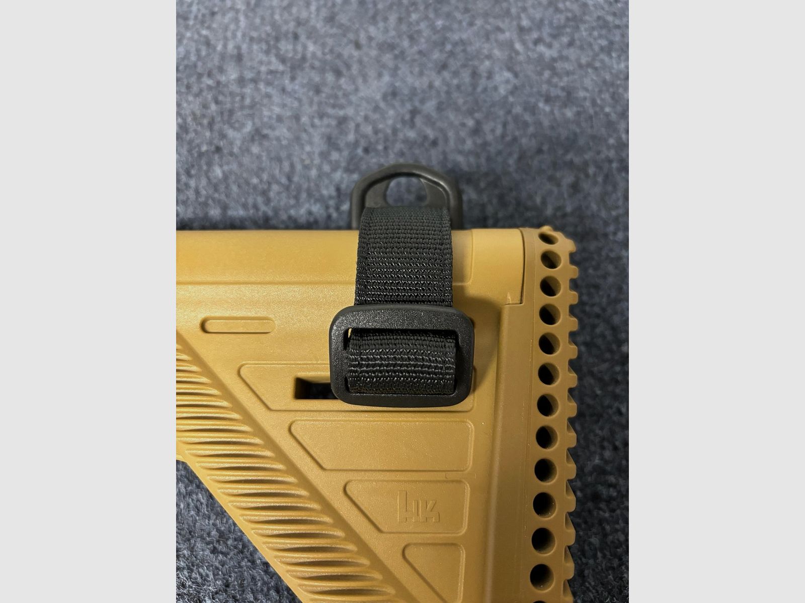 Set HK beidseitige Picatinny Riemeneinhängung & Band für Schulterstütze - NEU - Heckler & Koch Mr223 Mr308 G38 G95k