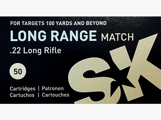 SK Long Range .22lr - 50 Schuss