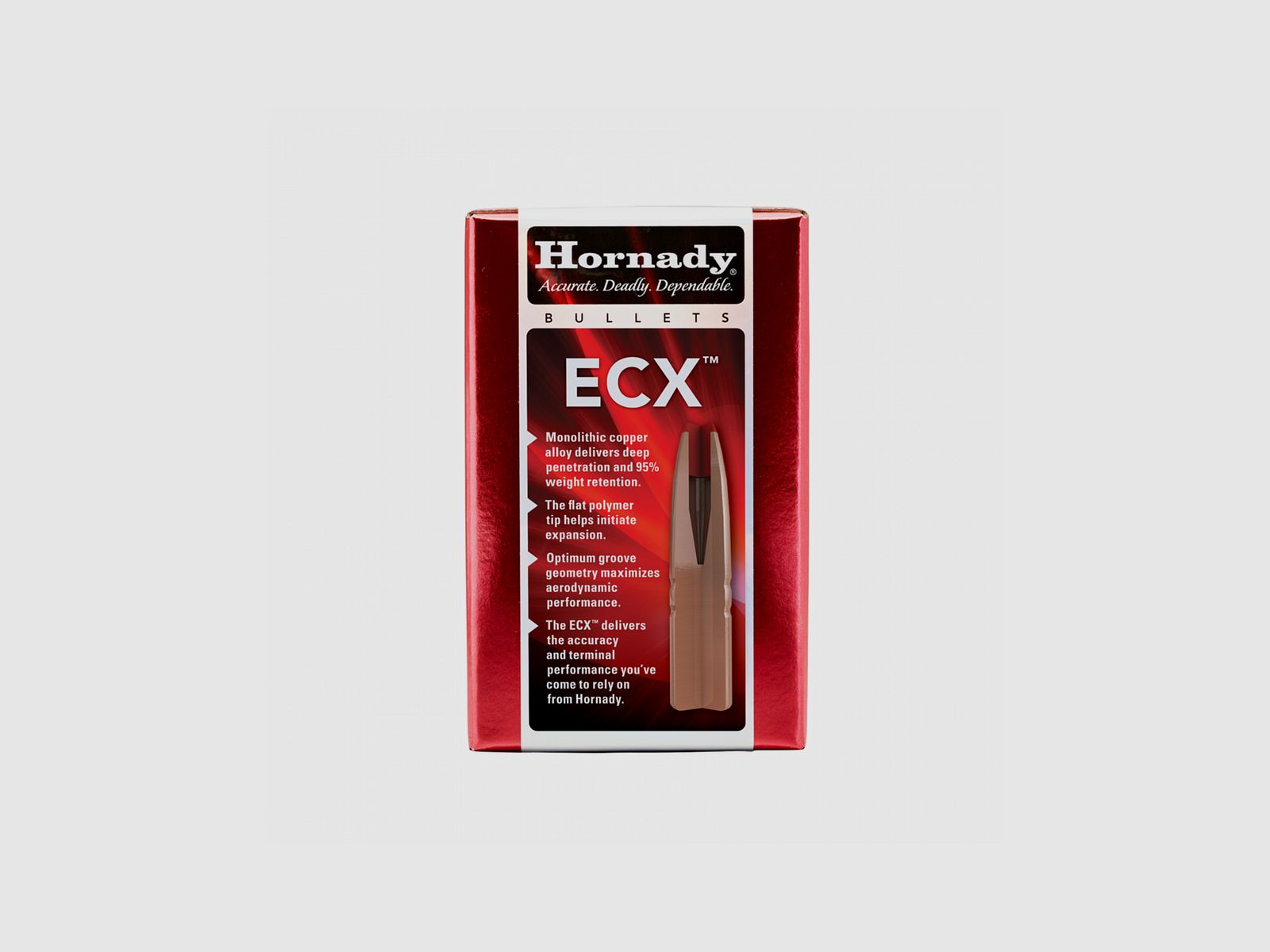 HORNADY GESCHOSSE ECX .22 KAL .224" 50GR 50ST., Bild 2 von 3