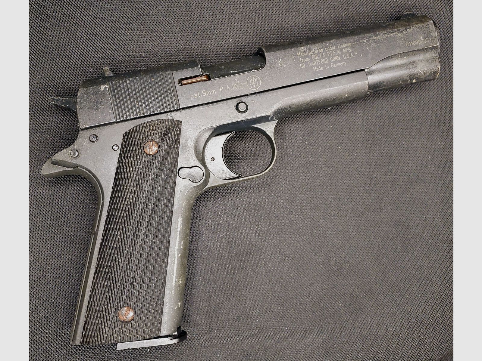 Pistola a salve Colt Government 1911 A1 9mm P.A.K. (PTB 774)