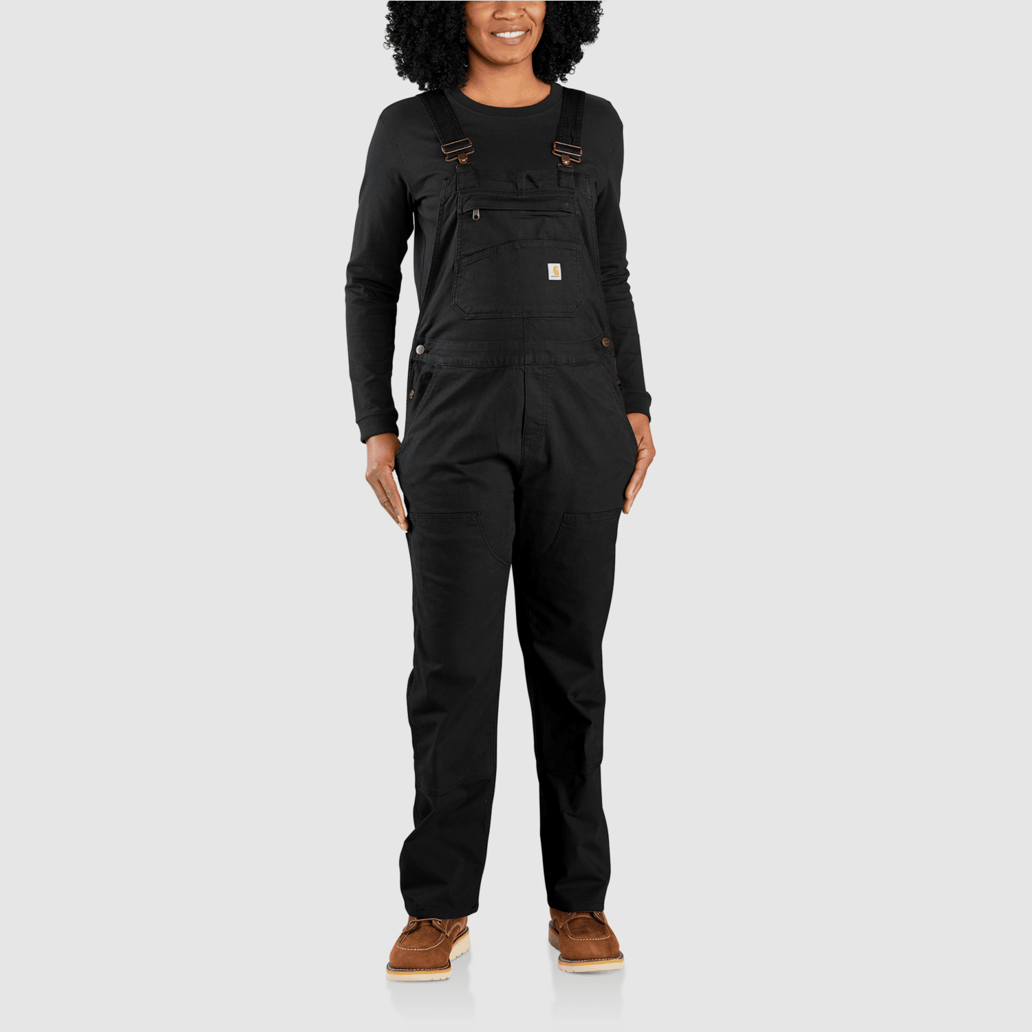 Carhartt Ashland Bib Overall Dames Zwart XL