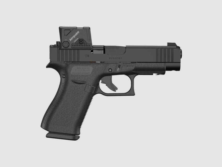 Glock Pistole Combo G48 A-CUT Aimpoint COA 9 mm Luger, Compact Slimline