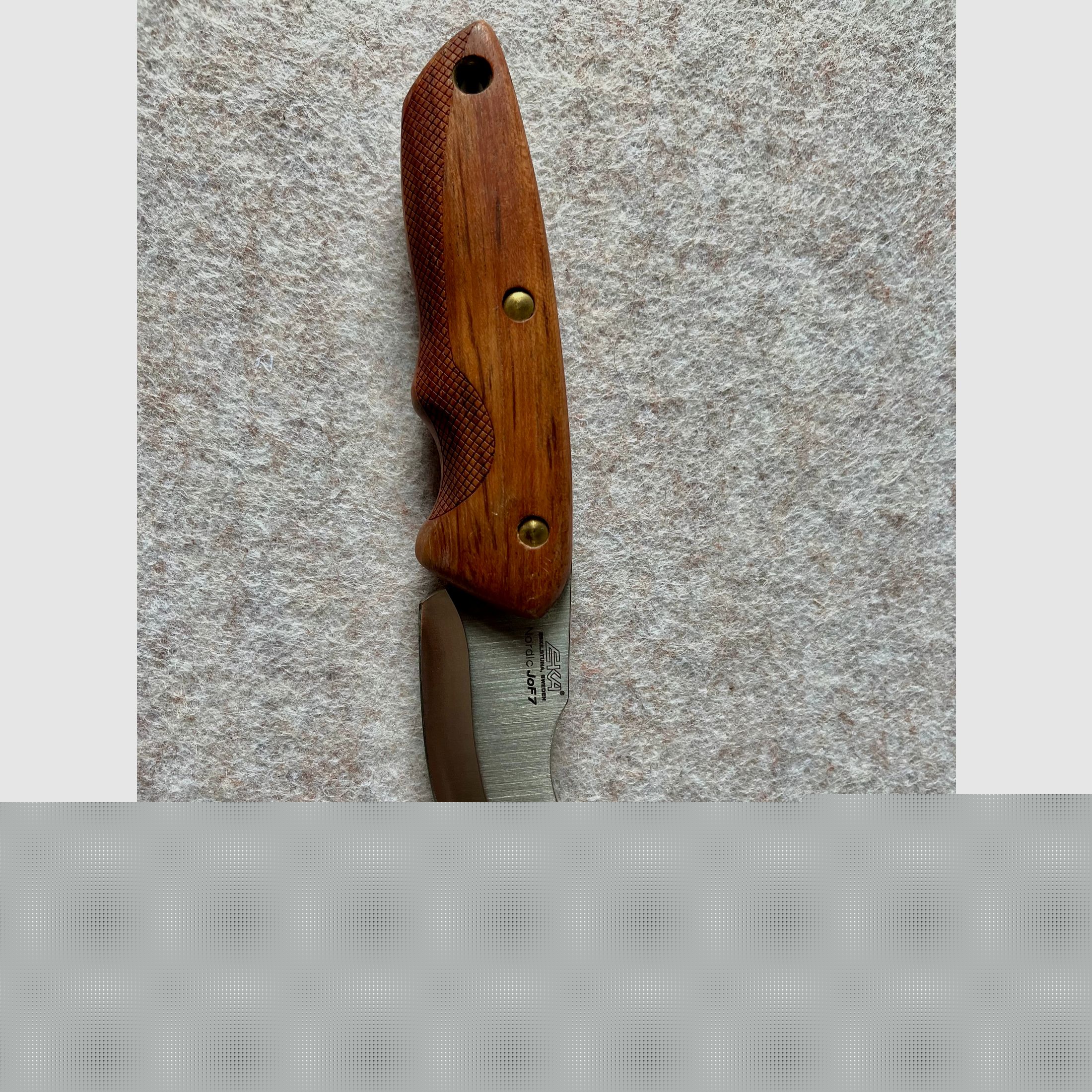 Jagdmesser EKA Nordic JoF7 mit Lederscheide (Neuwertig)