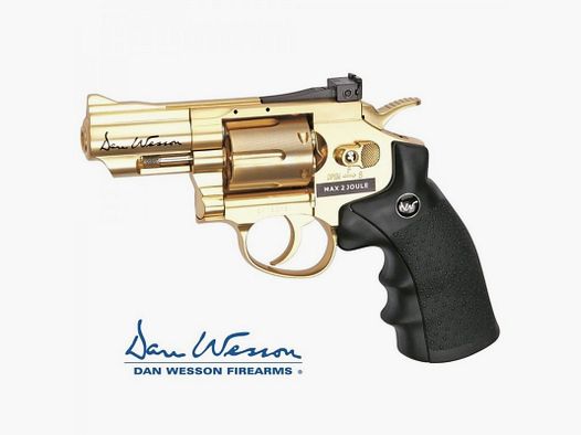 Rewolwer CO2 ASG Dan Wesson Edycja Specjalna Złota 2,5"