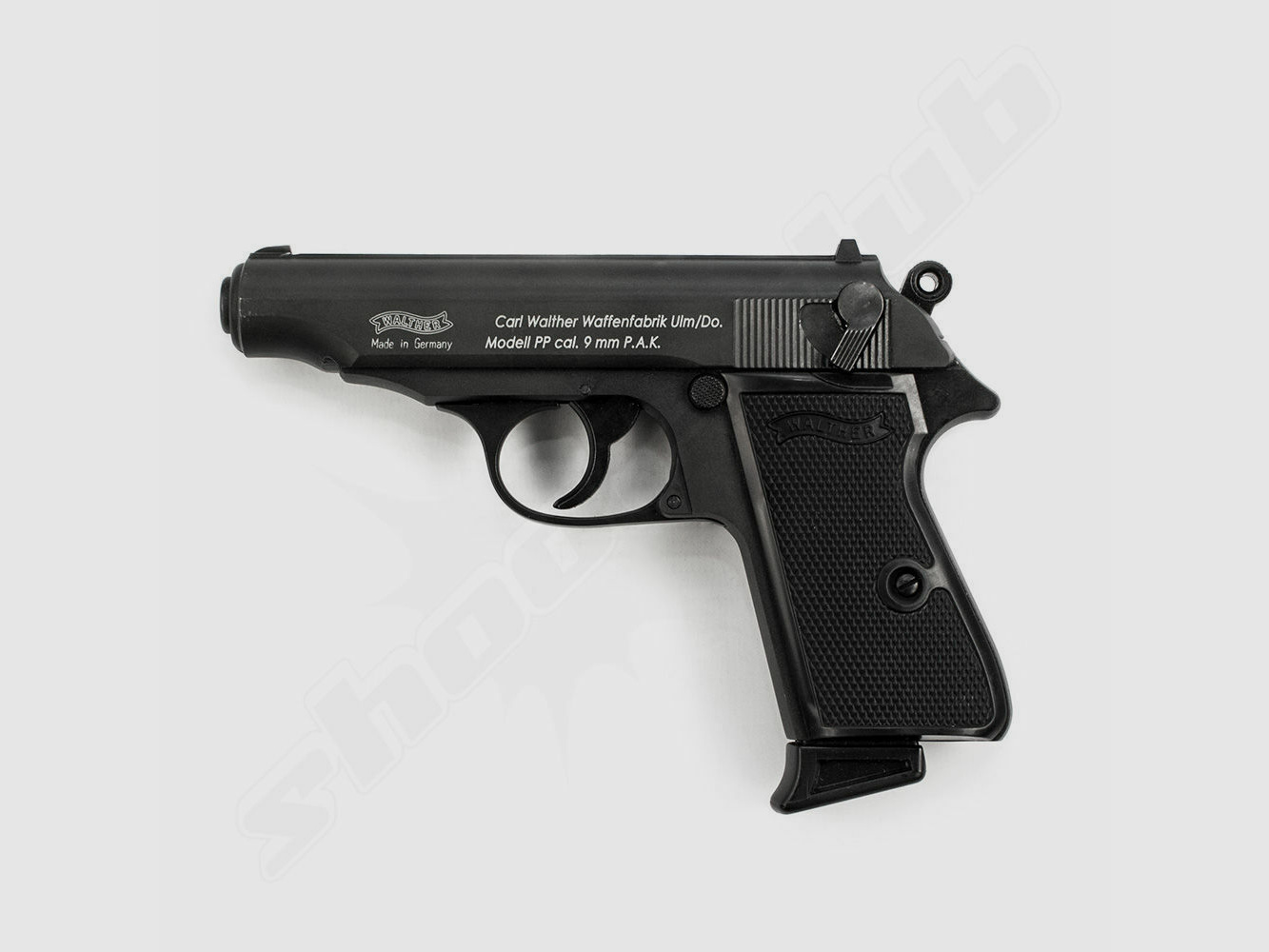 Carl Walther GmbH	 Walther PP Schreckschuss 9mm im Platzpatronen-Set