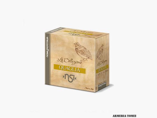 NOBEL SPORT – LA COLLEZIONE – QUAGLIA CAL. 12 CONF. 25 PZ.