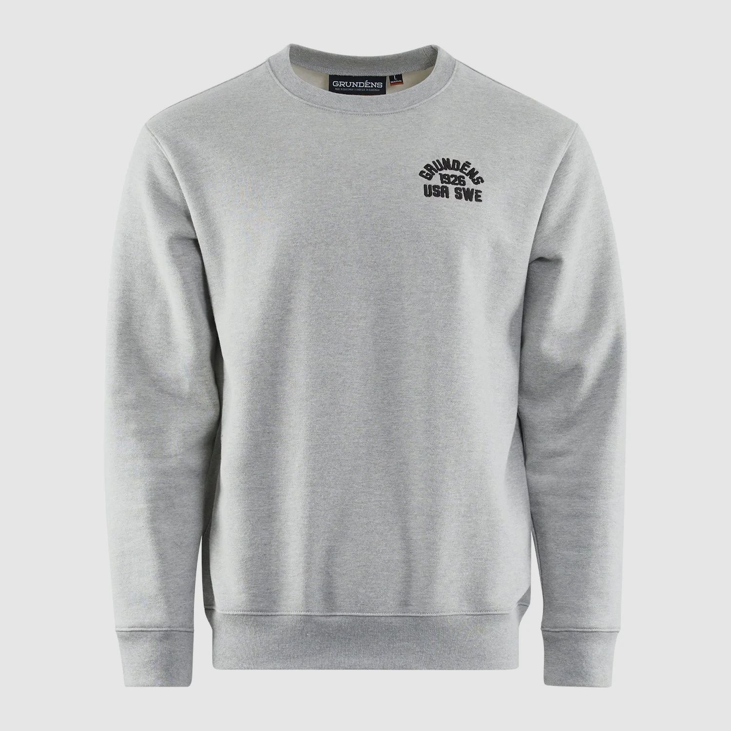 Grundéns 1926 Crew Sweatshirt Athletic Heather Men M