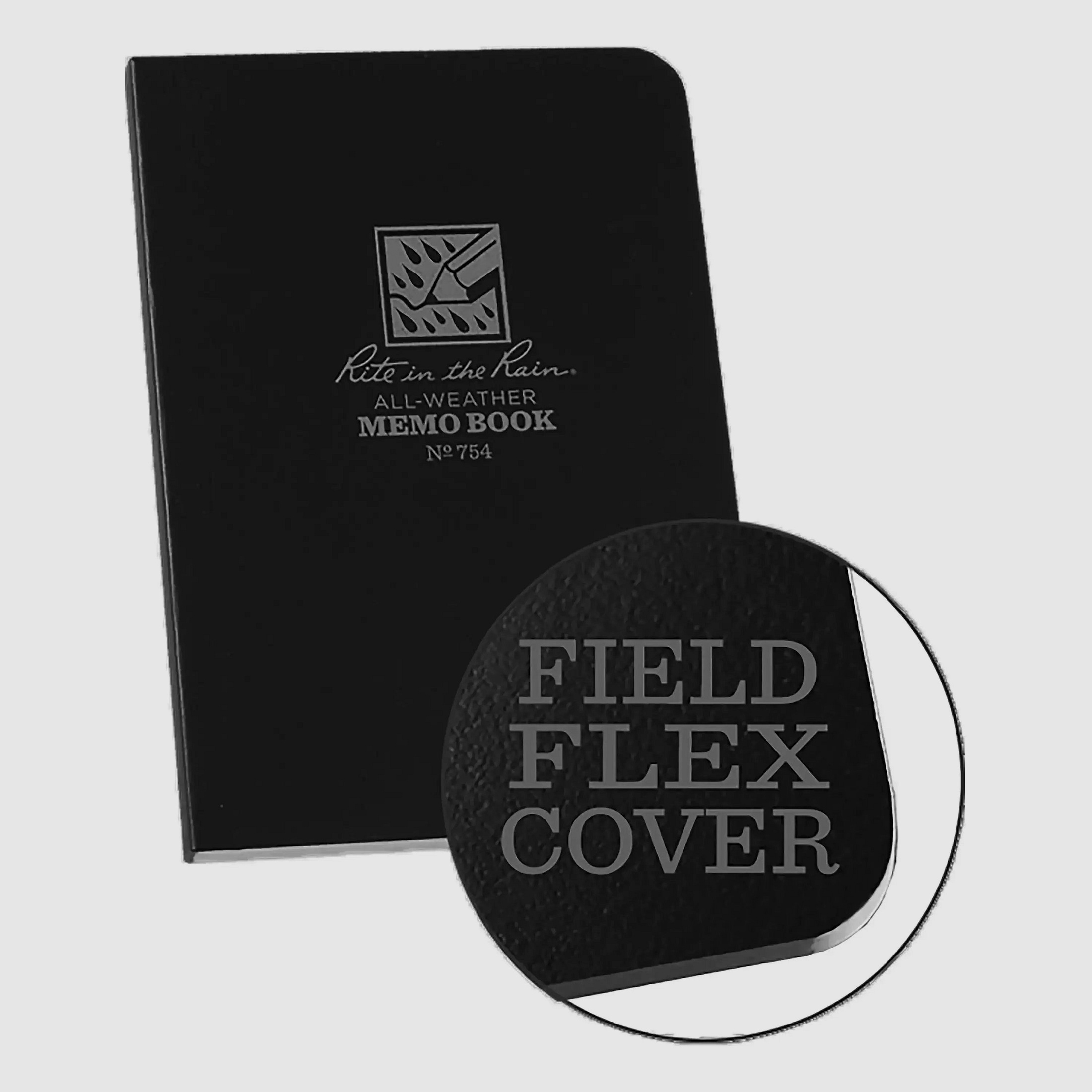 Rite in the Rain Rite in the Rain Tactical Memo Book schwarz Nr. 754