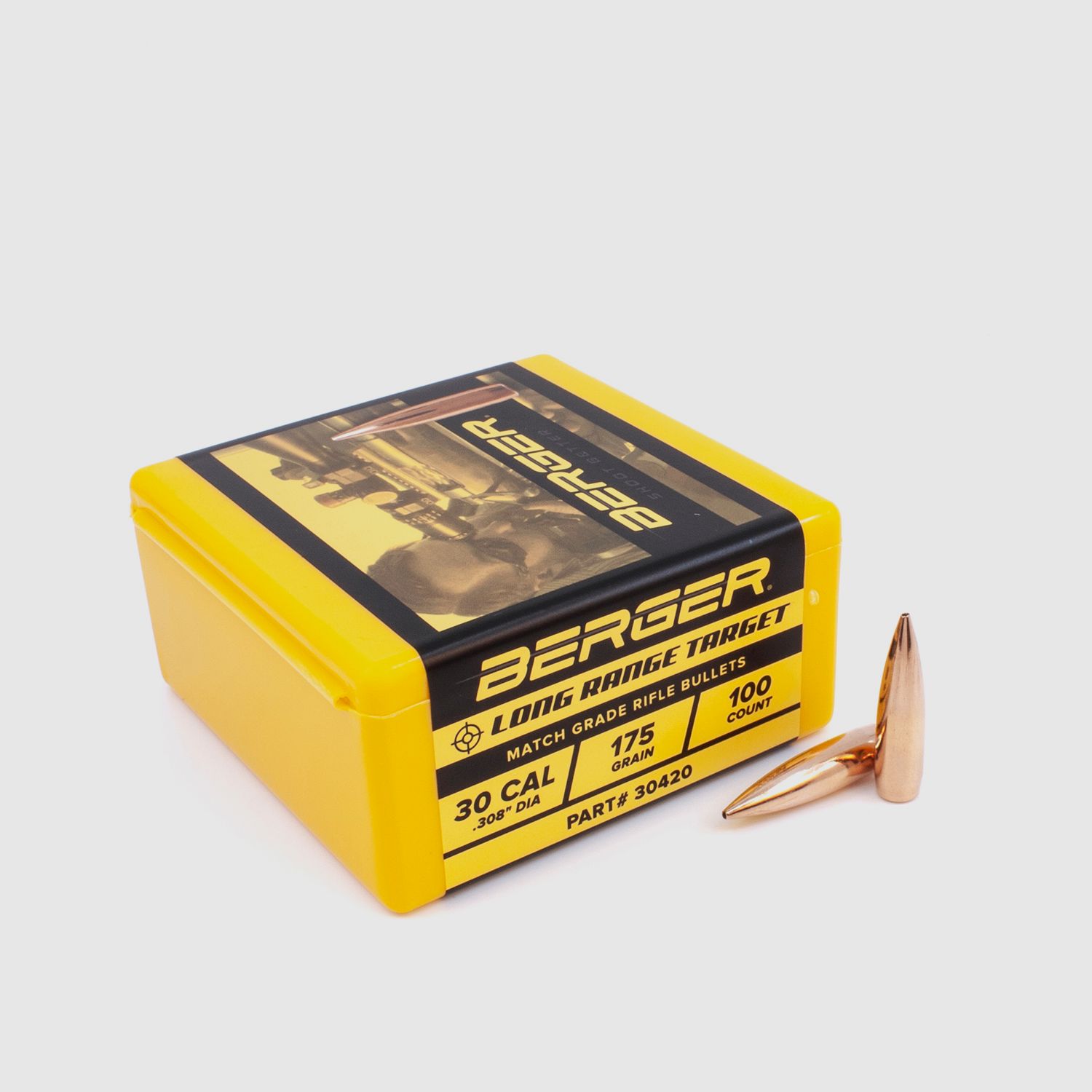 Berger Geschoss .30 Long Range BT Target 175GR 100 Stück
