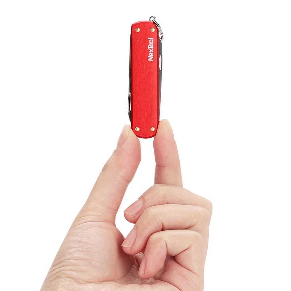 NexTool Mini Pocket Knife NE0142 4-in-1 red multifunction pocket knife, image 6 of 32