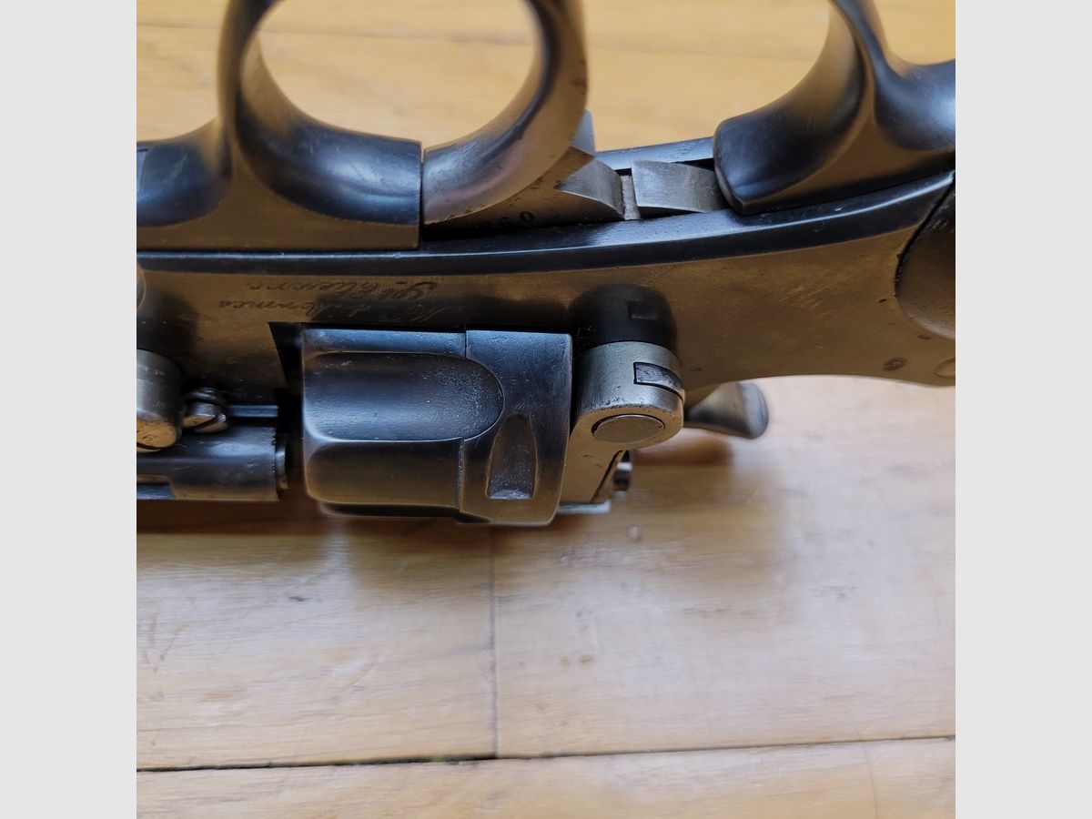 Rarissimes und schöner Revolver Modell 1874 für Marineoffizier – vollständig einheitliche Seriennummer – MAS von 1885 – sehr guter Zustand, Bild 12 von 29