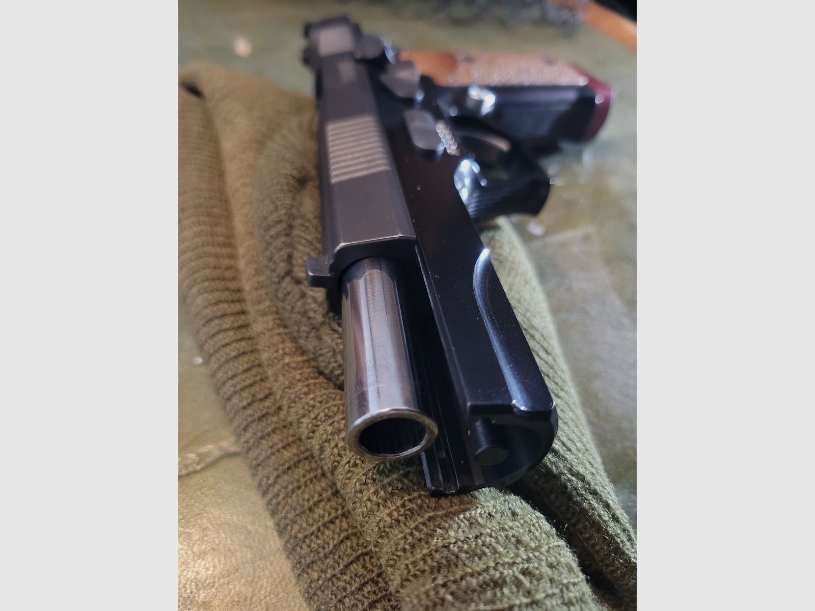 Pardini sport pistol .45 ACP with interchangeable system 9 mm