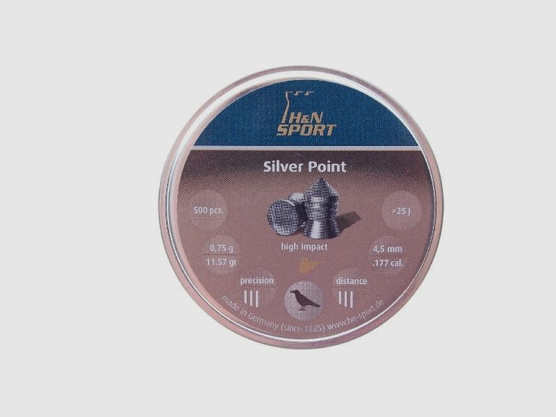 H&N Silver Point 4.5 mm Zware Luchtdruk Kogels, afbeelding 2 van 4