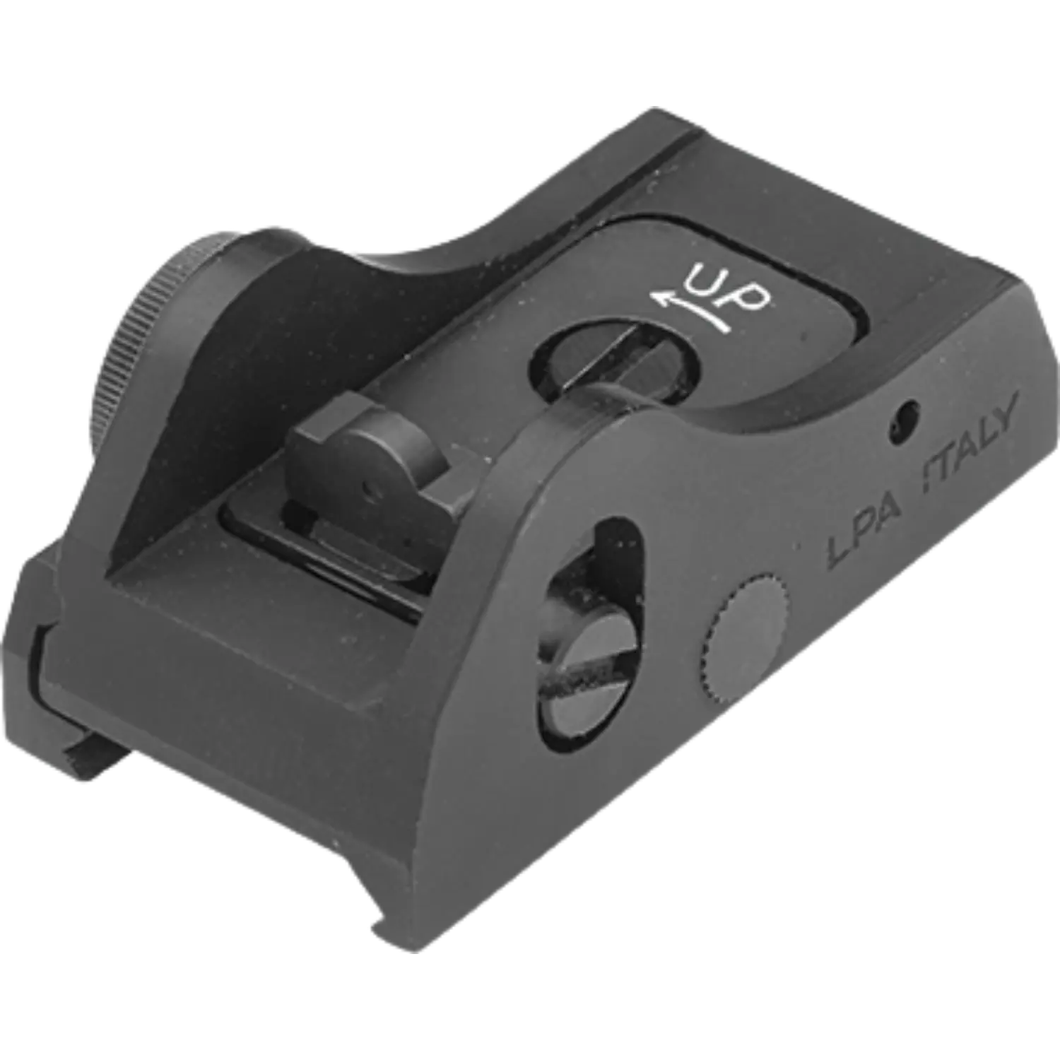 LPA Tactical Ghost Ring Sight with Ø 2.0 mm Aperture for Picatinny/Weaver Rails