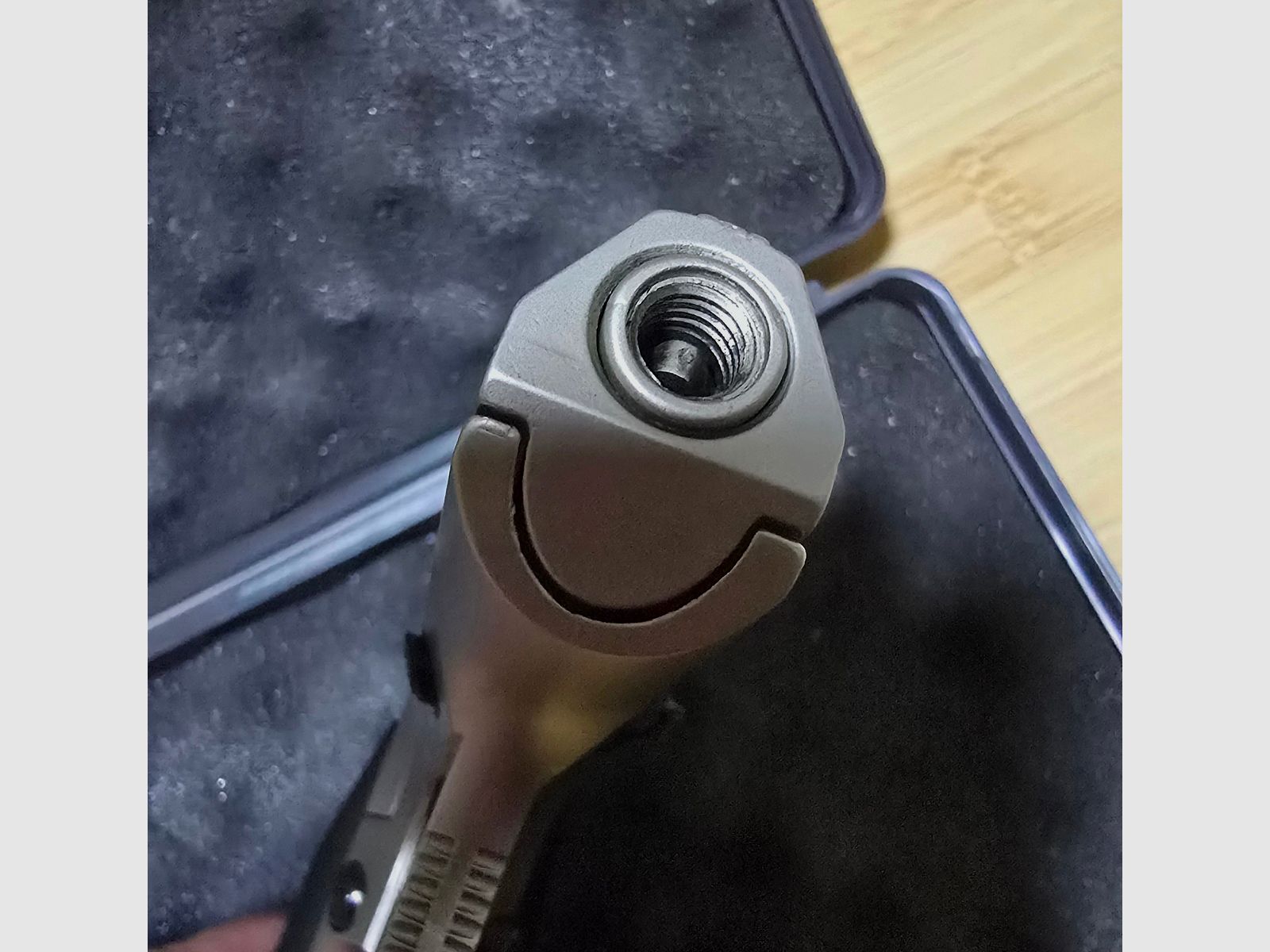 Record COP Nickel und Schwarz Schreckschuss 9mm PAK