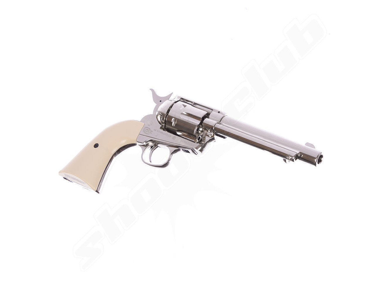 Colt SAA .45-5.5 Zoll CO2 Revolver 4,5mm - Nickel finish