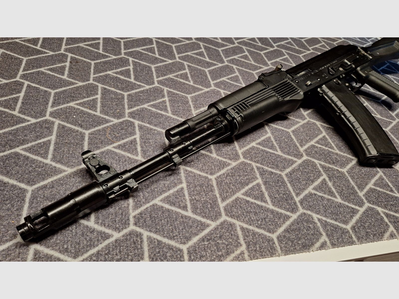 Original AK74M CO2 4.5mm Yunker full steel Kalashnikov - NEW!