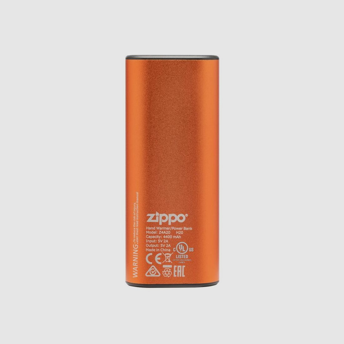 Zippo HeatBank® 6 Wiederaufladbarer Handwärmer Orange