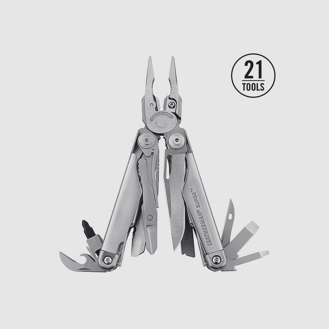 Leatherman – SURGE SILVER / HOLSTER MOLLE NYLON, Bild 1 von 5