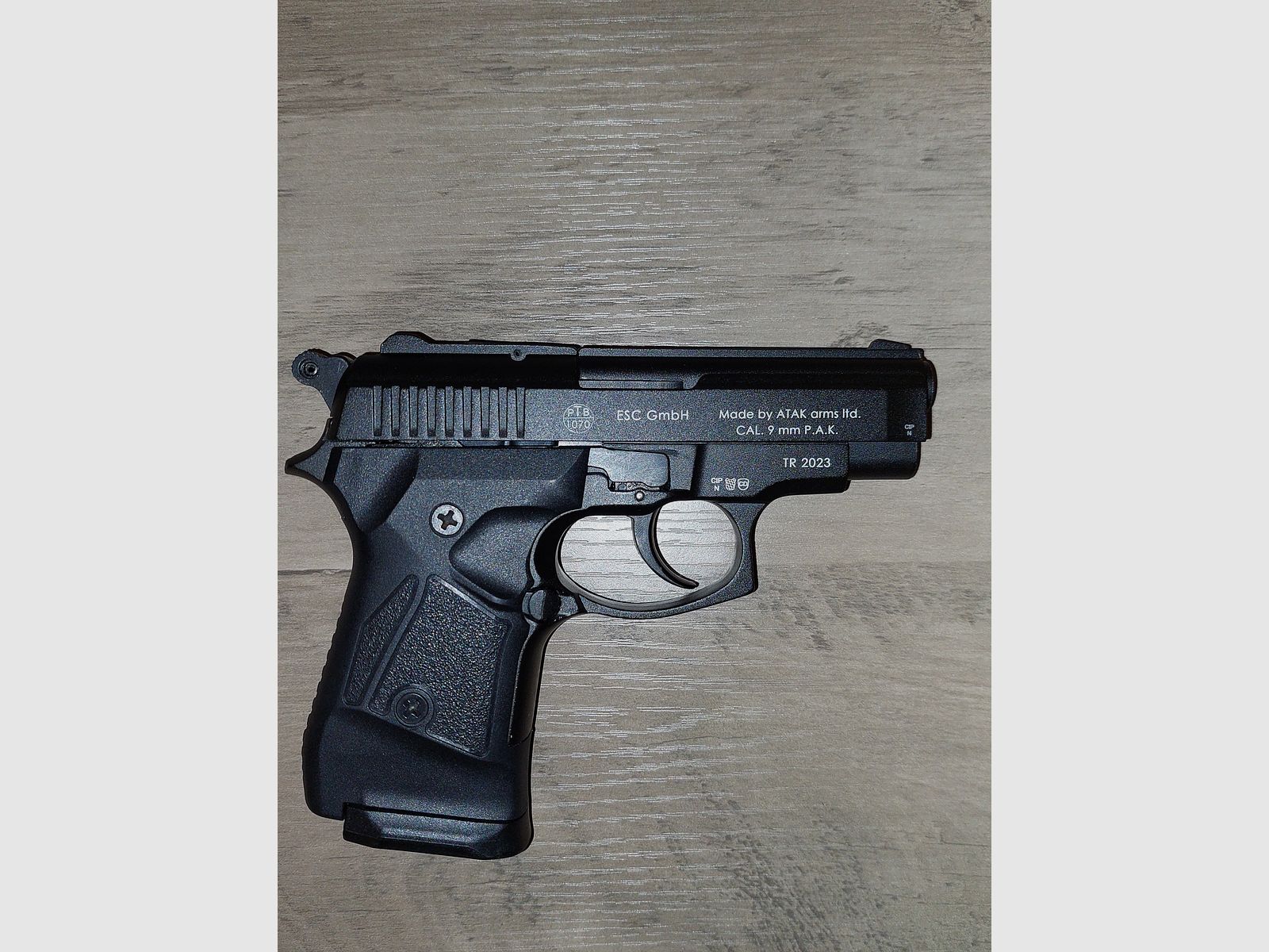 Zoraki 914-P blank firing pistol 9mm P.A.K. black