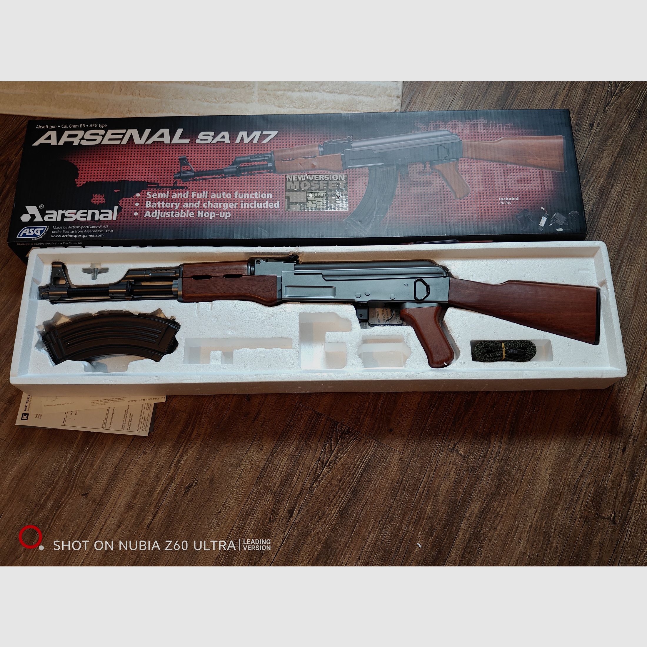 ASG Arsenal SA M7  AK Replica. 6mm BB