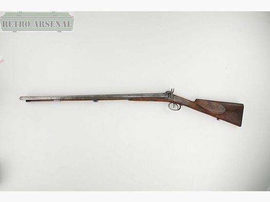 J.Hronek aus Strakowitz Perkussionsdoppelflinte