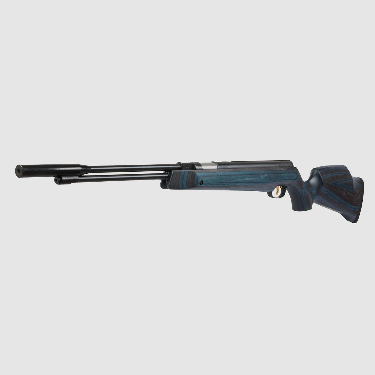 Starrlauf Luftgewehr Weihrauch HW 97 K mit langem Lauf blauer Schichtholzschaft Kaliber 4,5 mm (P18)