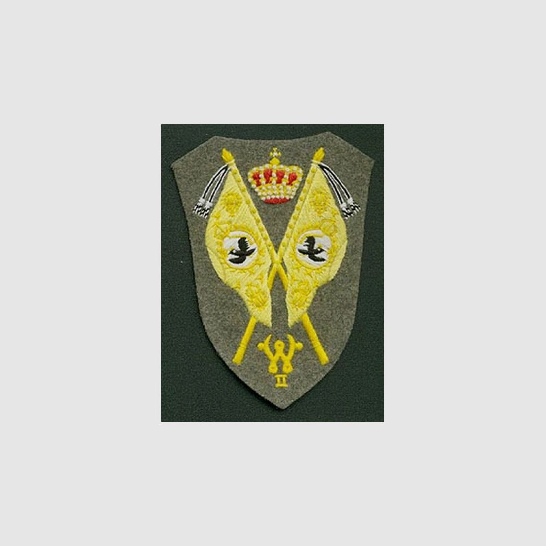 Kaiserliches Fahnenträger-Abzeichen Feldgrau Repro !!!