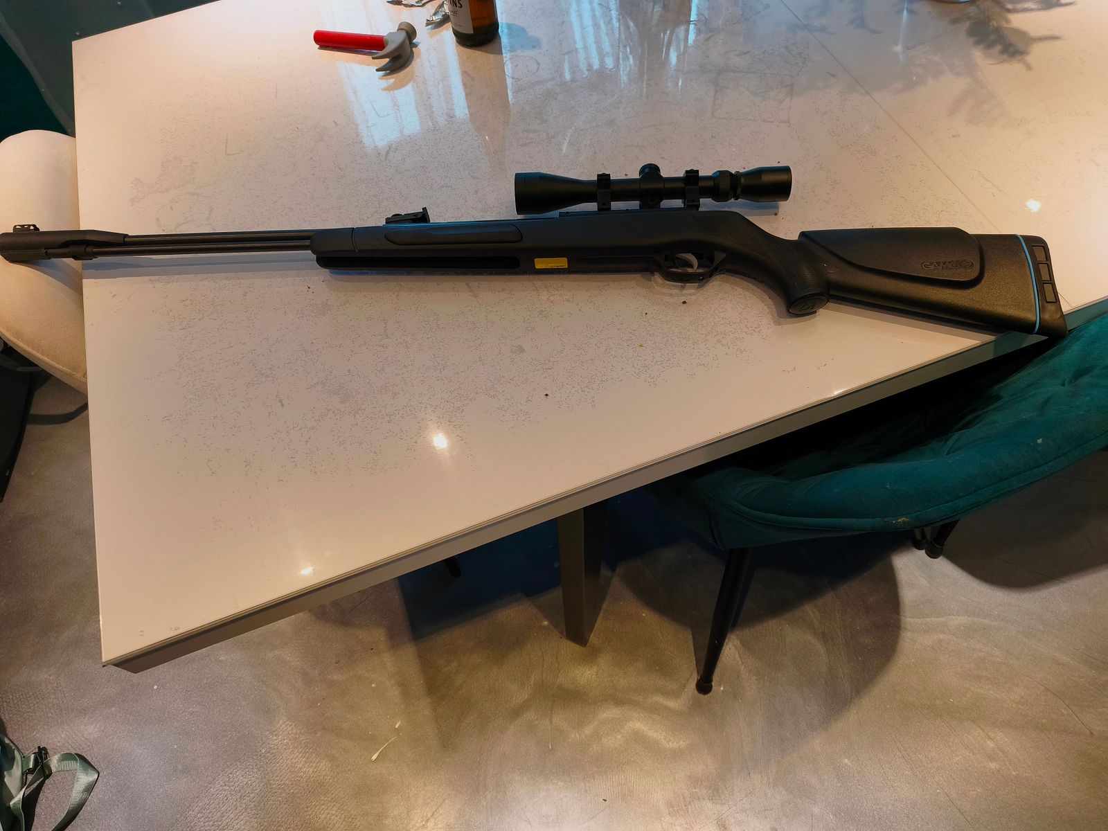 Carabina de aire comprimido calibre 5,5