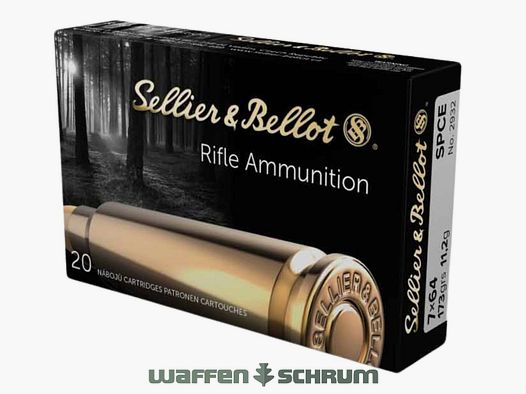 Sellier & Bellot Częściowa powłoka CE 11,2g - 173gr. 7x64