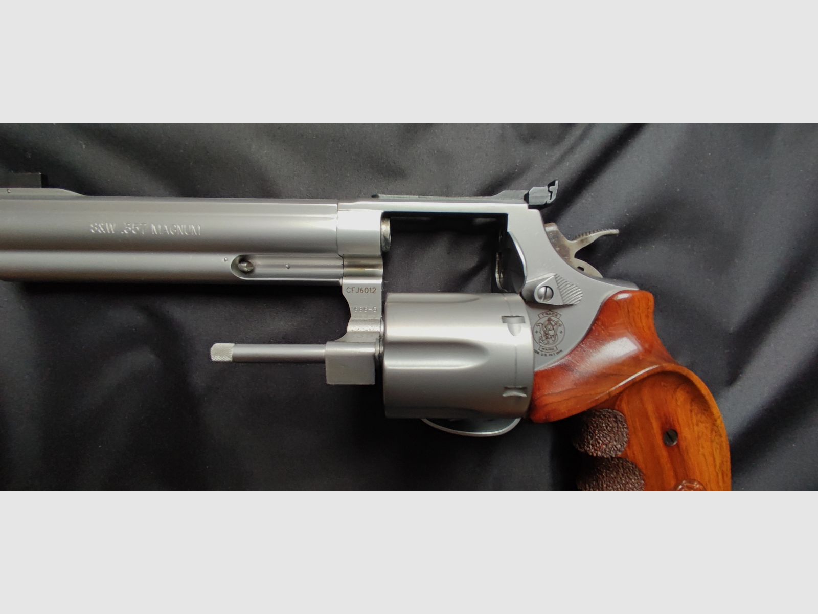 Smith & Wesson (S&W) 686 Target Champion .357 Mag. Revólver de acero inoxidable