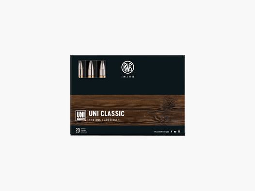 5 Schachteln RWS Munition 9.3x74r Uni Classic 293gr