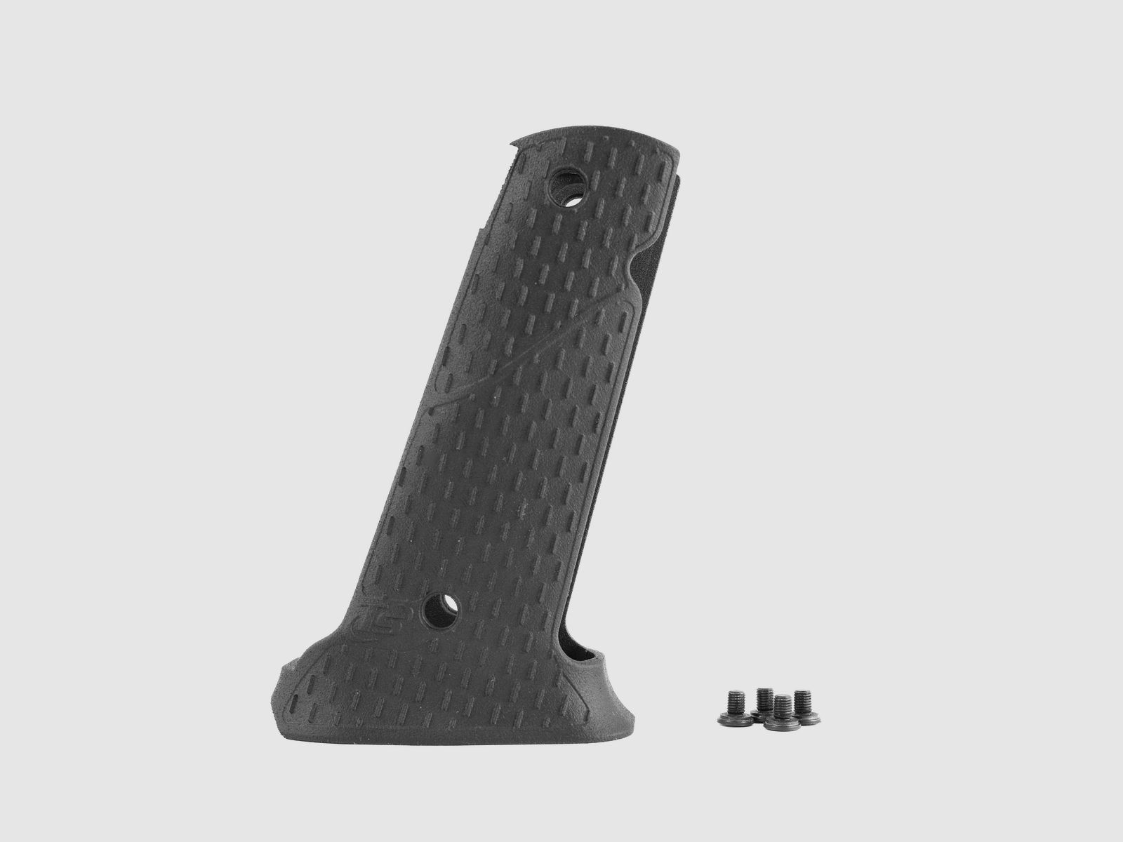 Track grip in polymer with magwell for 1911 - TONI SYSTEM / Rail grip made of polymer with magwell for 1911 - TONI SYSTEM * ITEM CODE PYIMTR1911-BK