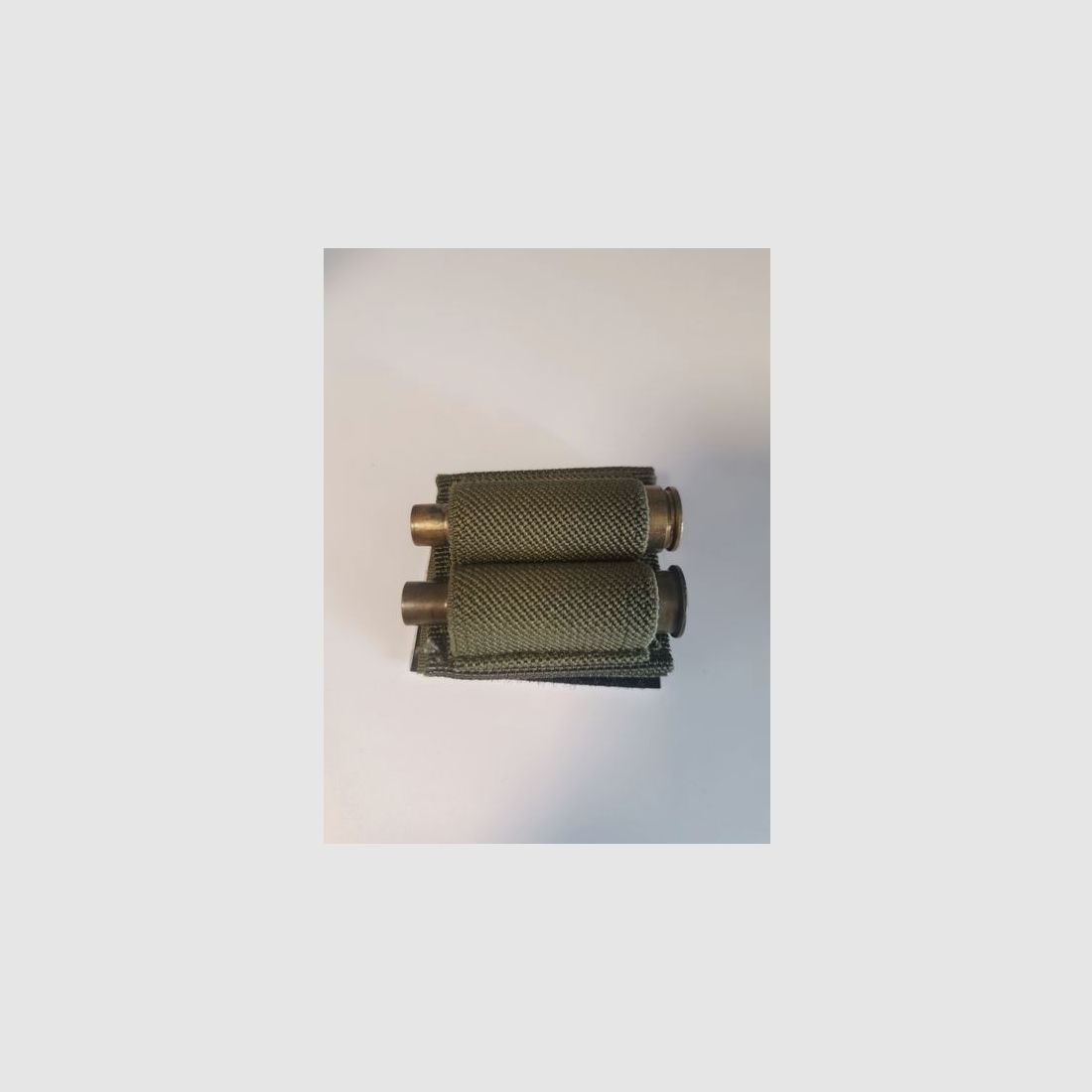 Patronenhalter für 2 Patronen schwarz oliv sand Munitionstasche Jagd Gewehr Long Range Cartride Hold