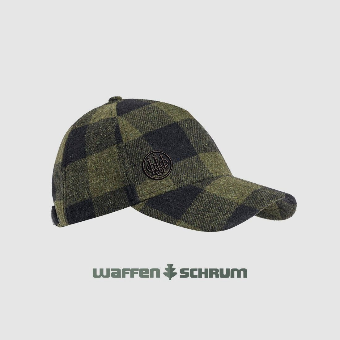 Beretta Cap Lodge Checkered Green Moss Check