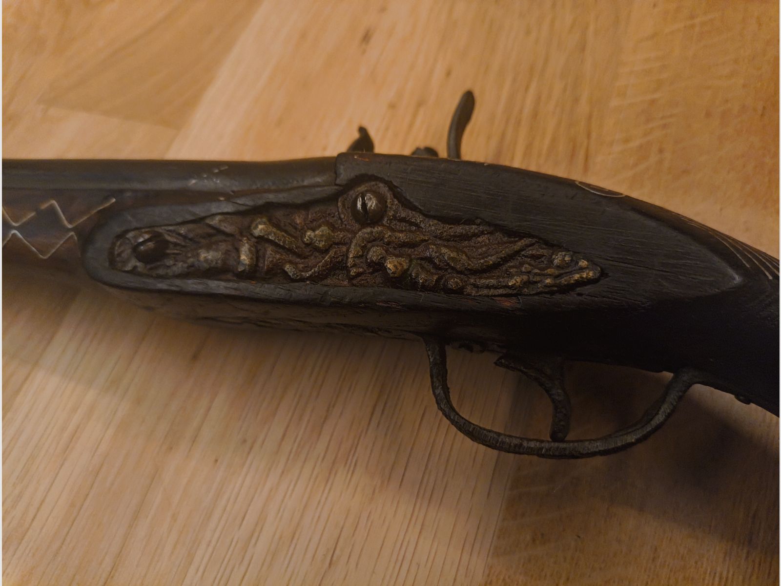 Steinschloss-Vorderlader-Pistole (Flintlock Pistol)
