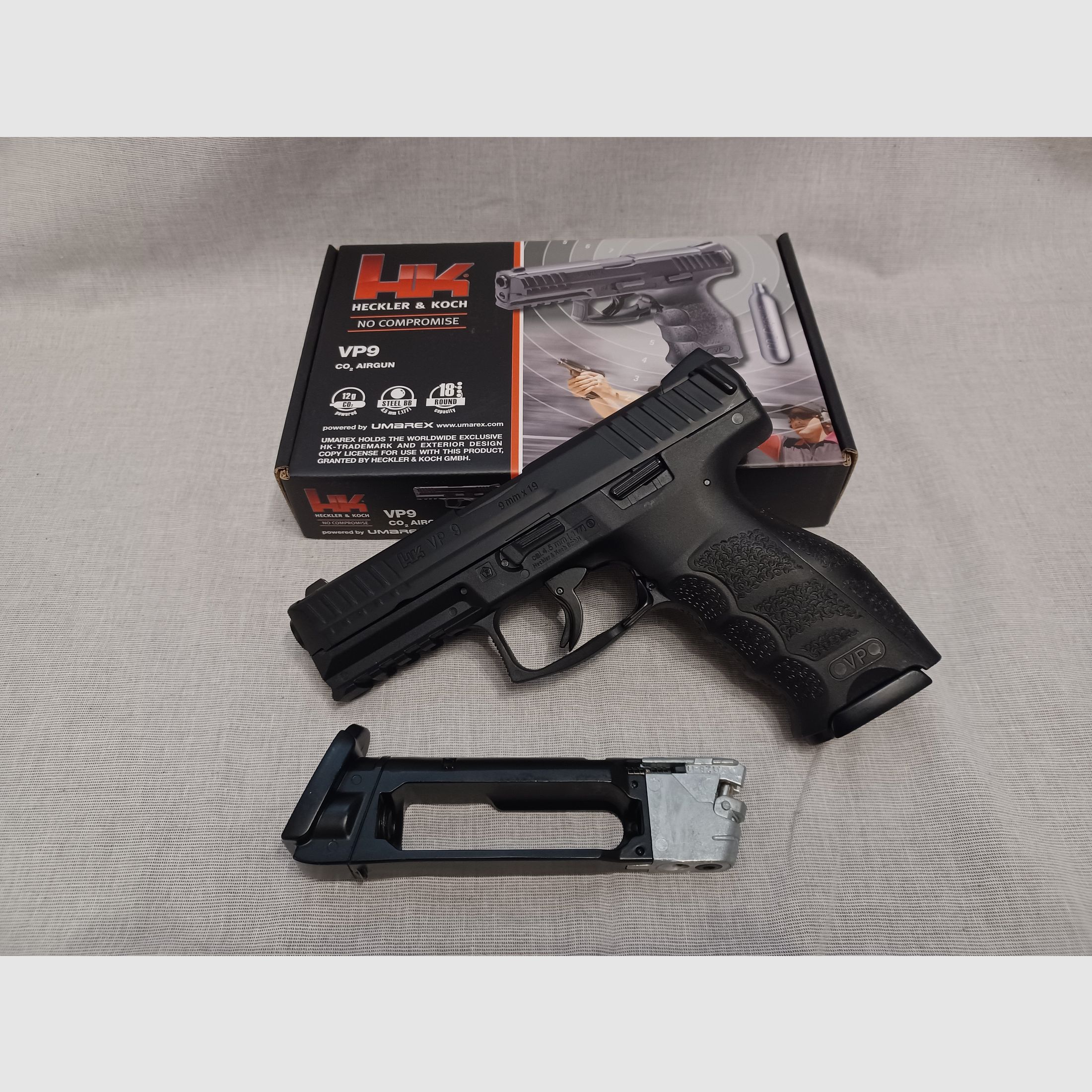Heckler & Koch VP9 / 4,5 mm BB / BlowBack / CO2 / Pistole / OVP (8)