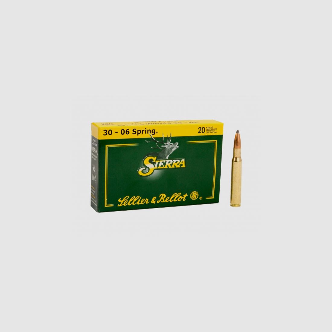 Sellier & Bellot .30-06 Sprg. 11,7g/180GR SBT Sierra GameKing Kogel 20 Patronen
