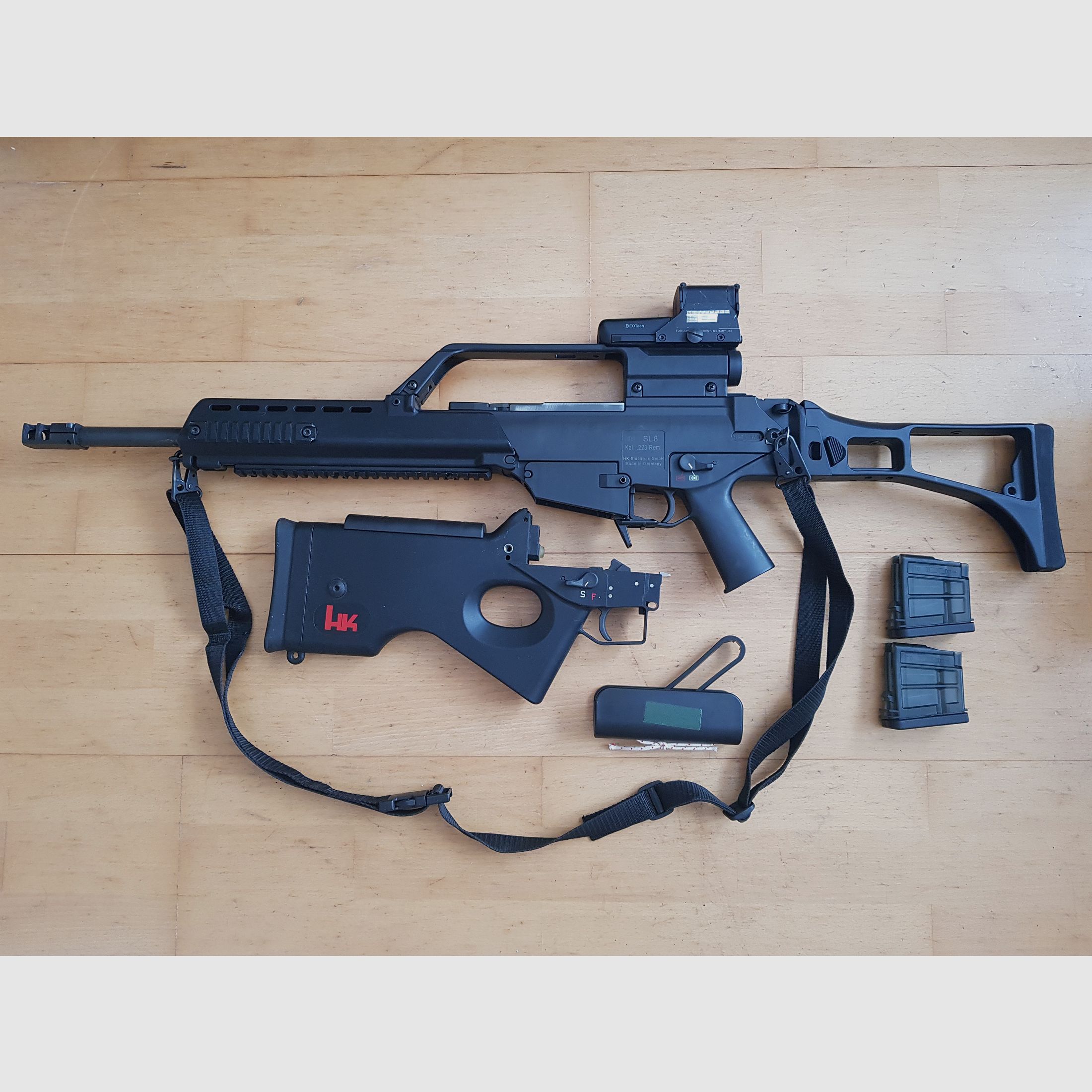 Heckler&Koch SL8 (civilian G36 clone, no HK 243) + accessories and magazines