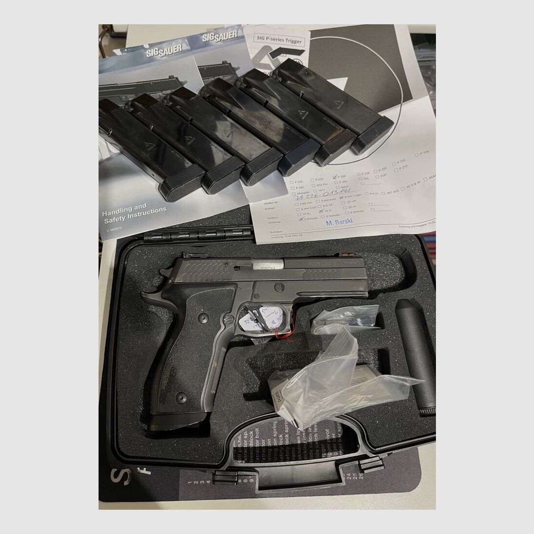 SIG Sauer P226 LDC II CLUB30 - Fullset! Top für IPSC!
