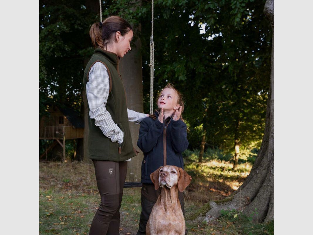 Gilet polaire femme Deerhunter Cumbria vert 360 g/m², image 4 sur 10