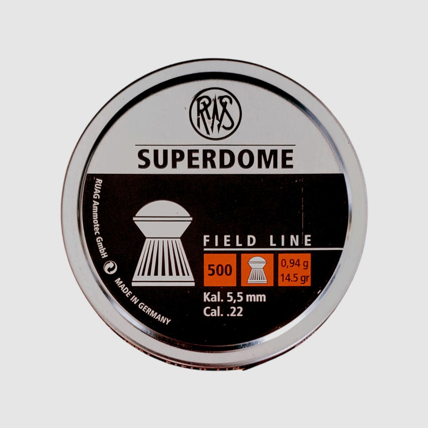 Geschosse Kal. 5,50 RWS Super Dome 0,94 g 500 Stk