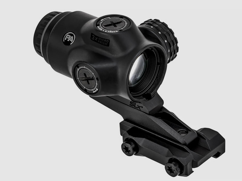PRIMARY ARMS SLx 3X Micro Prism Scope ACSS Raptor Reticle per calibro .223 REM /.308 WIN, nero