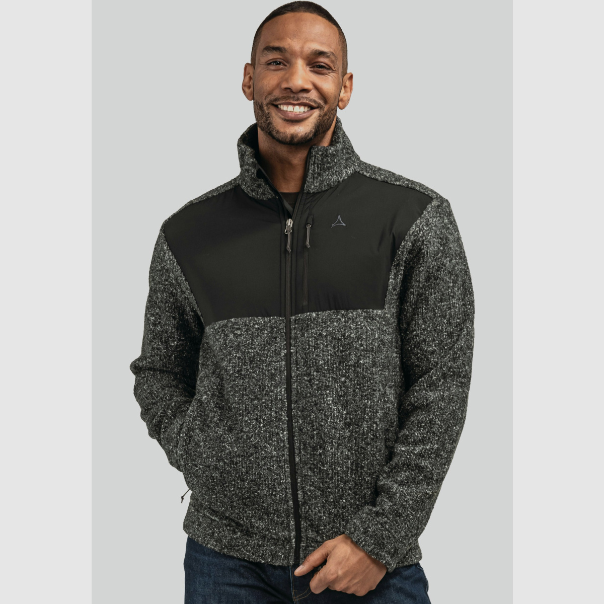 SCHÖFFEL Fleece Jk Canterbury MNS mit MERINO Black
