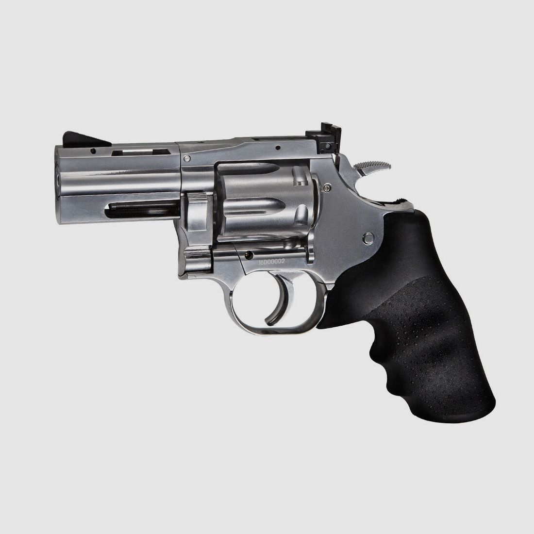 Dan Wesson DW 715 2,5 inch CO2 revolver 4,5mm diabolo zilver