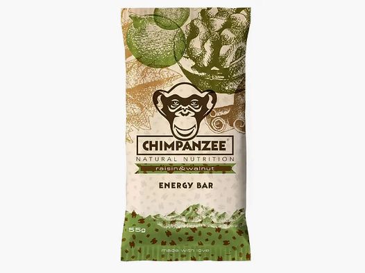 Chimpanzee Chimpanzee Riegel Energy Bar Rosinen Walnuss
