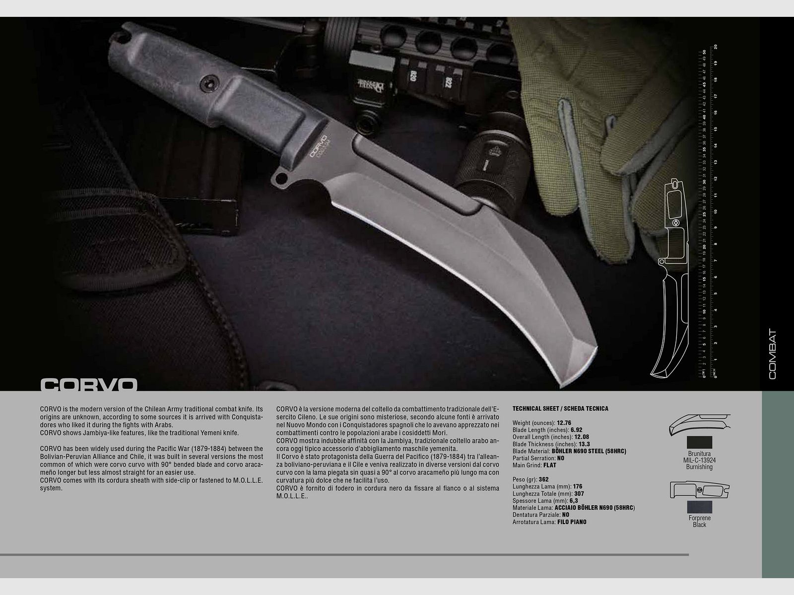 EXTREMA RATIO LAMA FISSA – COMBATTIMENTO, afbeelding 5 van 8