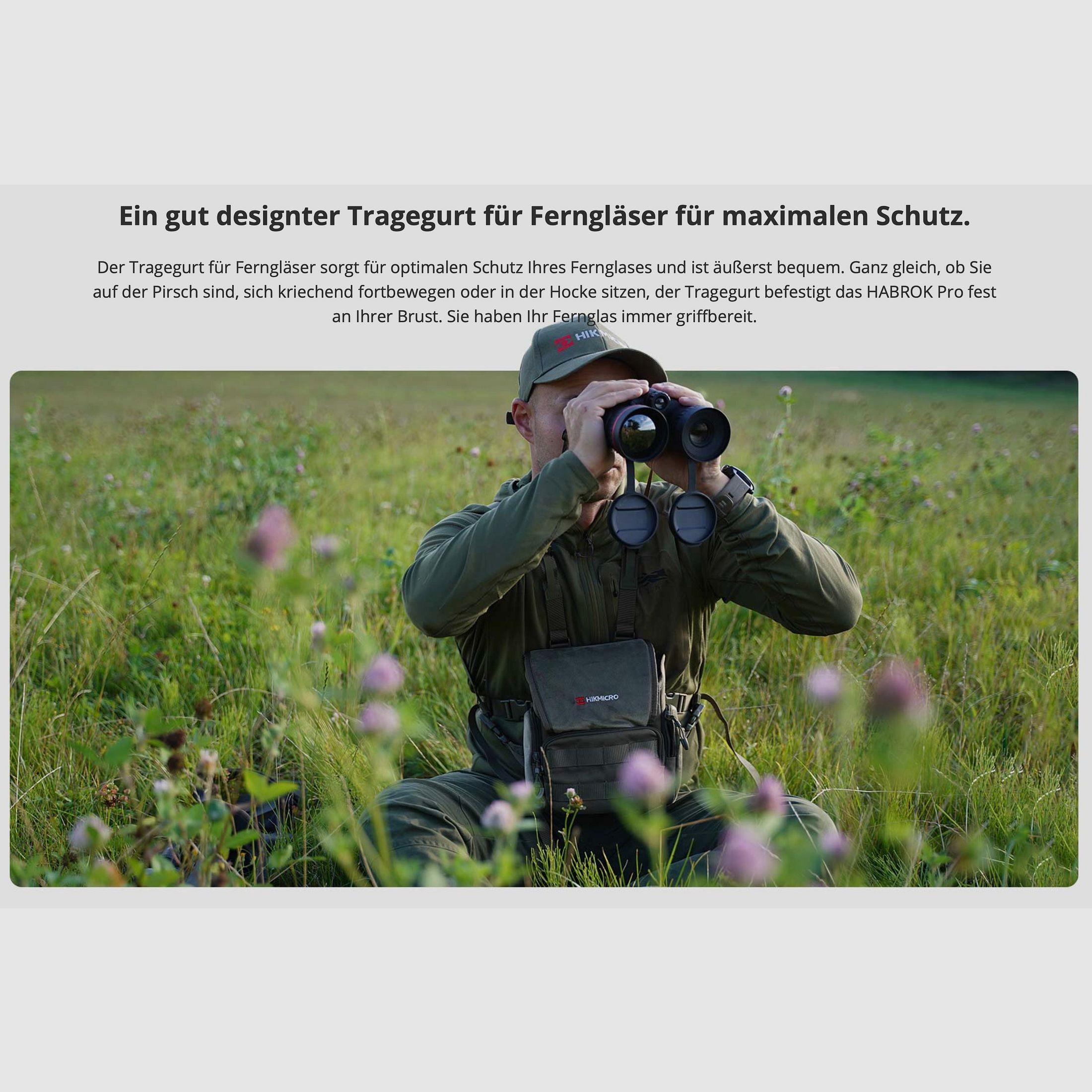 Hikmicro Binocular Habrok Pro HQ50L Wärmebild/Nachtsicht/Digitalkamera 850Nm 3840 × 2160