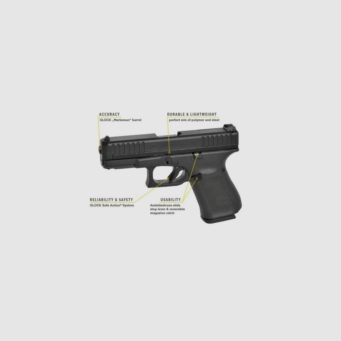 GLOCK KK-Pistole Mod. 44 Gen5 .22lr